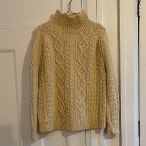 Cable Knit Turtleneck Sweater